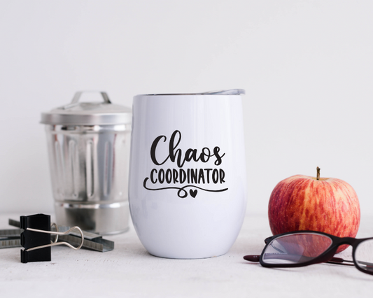 Chaos Coordinator Wine Tumbler