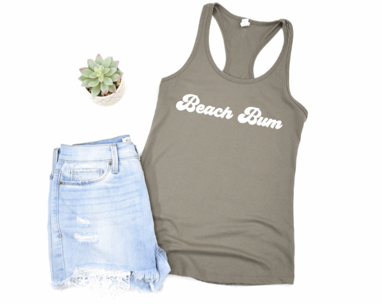 Beach Bum Summer Tank Top