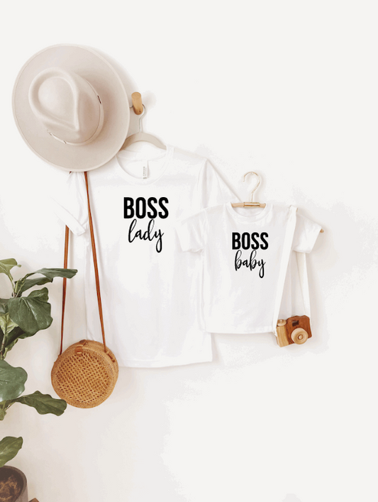 Mommy & Me Boss Tees