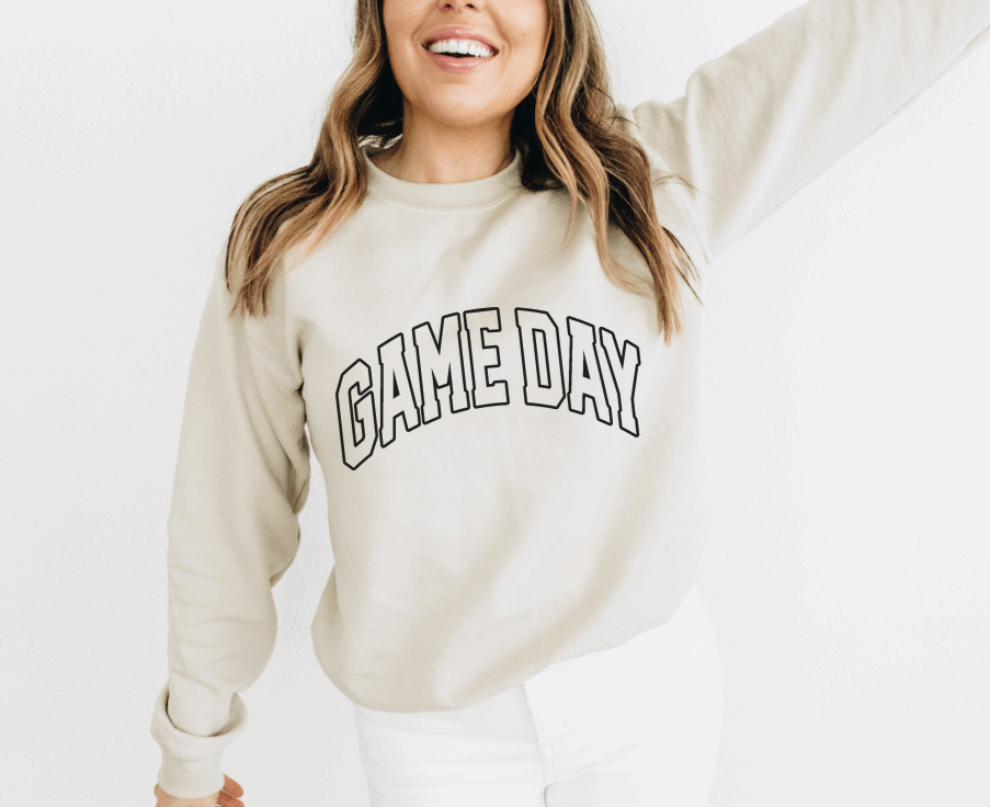 Game Day Varsity Lettering Unisex Sweater