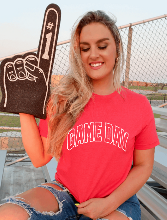 Game Day Varsity Lettering Unisex Tee