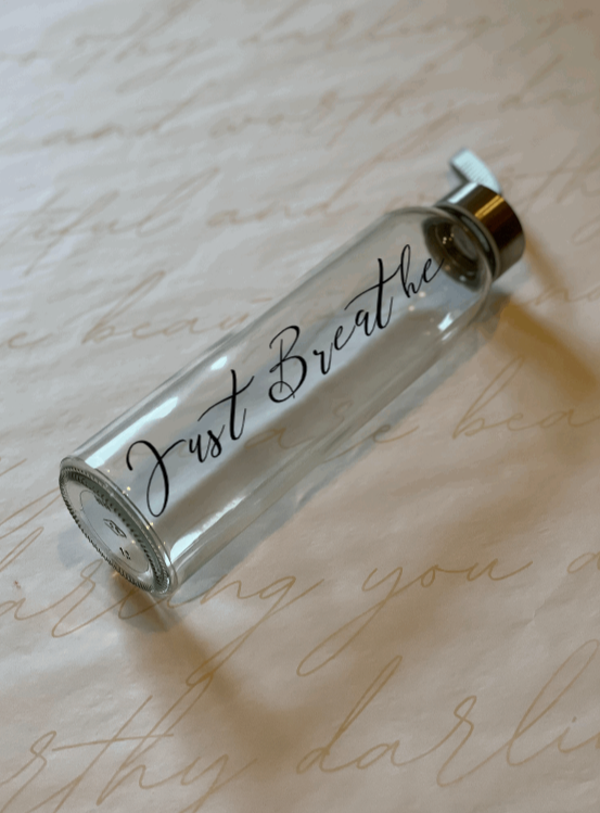 Just Breathe Water Bottle