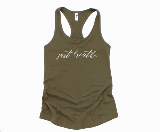 Just Breathe Tank Top