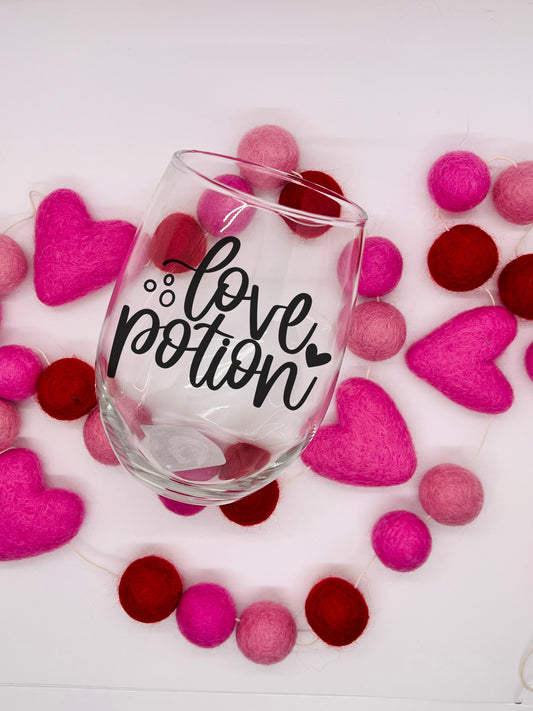 Love Potion Wine Glass