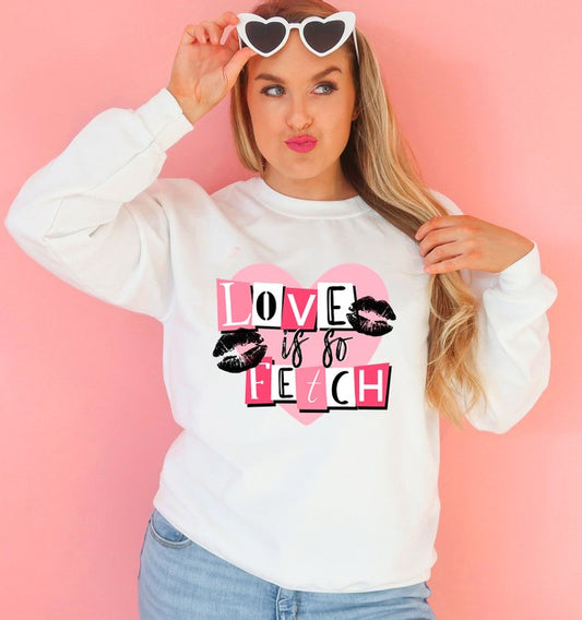 Love is So Fetch Crewneck Sweater