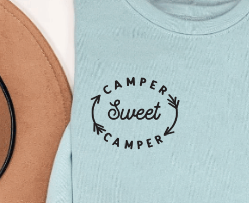 Camper Sweet Camper Crewneck Sweater