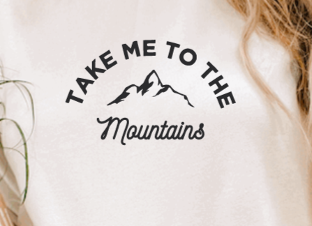 Take Me To the Mountains Crewneck Sweater
