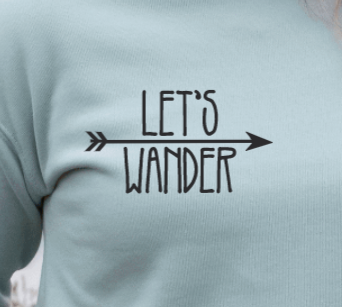 Let's Wander Crewneck Sweater