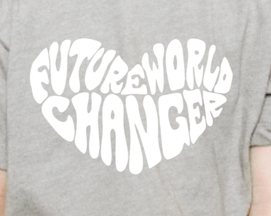 Future World Changer (Heart) Kids Tee