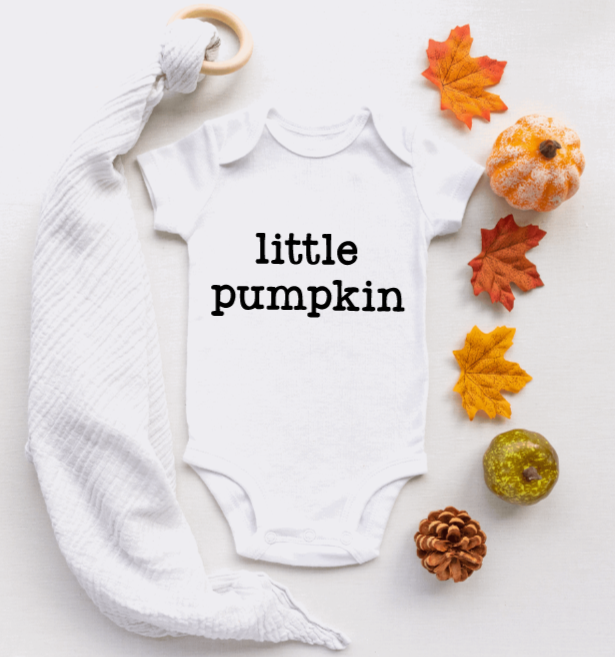 Little Pumpkin Baby One-Piece