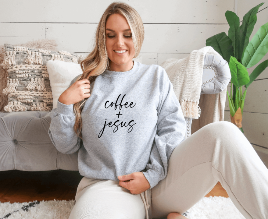 Coffee + Jesus Sweater