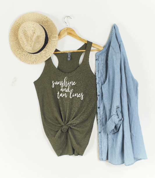 Sunshine & Tan Lines Summer Tank Top