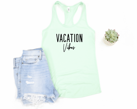 Vacation Vibes Summer Tank Top