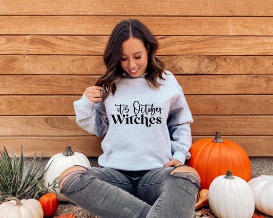 It's October Witches Unisex Sweater